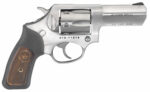 Ruger 5784 SP101 .327 Federal Magnum 3-inch Stainless Steel Black Rubber/Wood