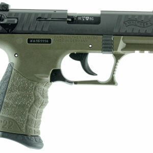 Walther 5120338 P22MCA 22LR California Military Olive Drab 10-Round