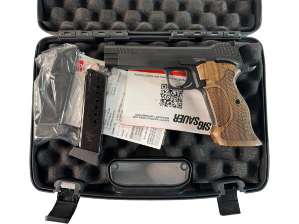 Sig Sauer P210 A Target 9mm 5"8rd Walnut - OG Case 2 Mags