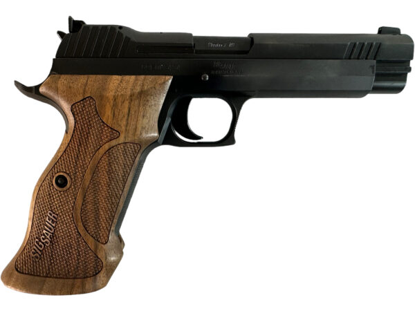Sig Sauer P210 A Target 9mm 5"8rd Walnut - OG Case 2 Mags - Image 3