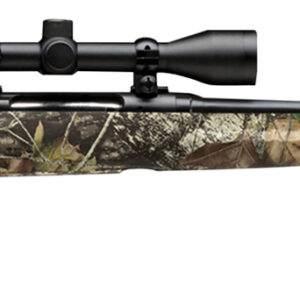 Savage 57270 Axis XP Compact Rifle in Mossy Oak Break-Up with a 7mm-08 Remington chambering and Weaver scope