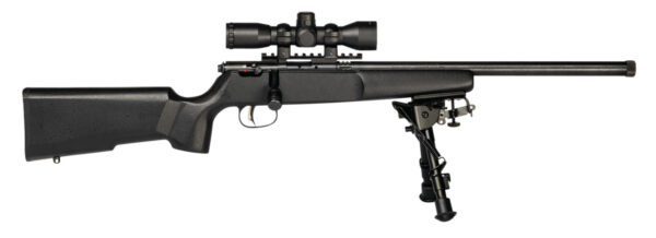 Savage 13824 Rascal .22LR Target XP Rifle with Scope and Bipod