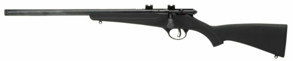 Savage 13841 Rascal 22LR Fluted Varmint Stainless-Black Left Hand