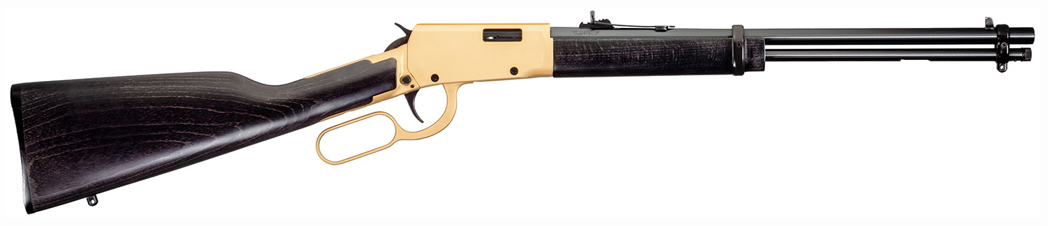 Rossi Rio Bravo .22LR 18" 15-Round Lever Action Rifle - Blued/Gold-img-0