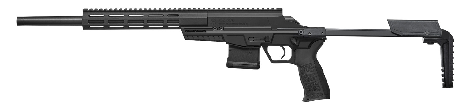 CZ 07602 CZ 600 Tactical Action 1 Trail 7.62x39mm 16.2-inch 10-Round Black-img-0
