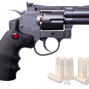 Crosman SNR357 .177 CO2 Semi-Auto Air Revolver, Silver