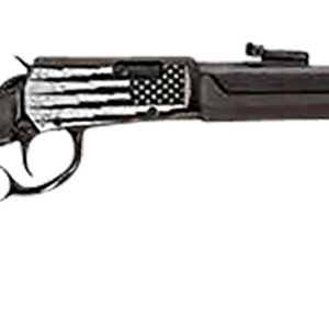 Rossi Rio Bravo Lever-Action Rifle, .22LR, 18" Barrel, 15 Rounds, Saddle Ring, Yellowboy Finish