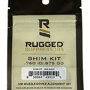 RUGGED SA017 .338 SHIM KIT 3/4x24, M18x1, M18.5x1
