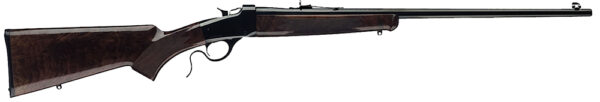 Winchester 524100186 1885 Low Wall Hunter 17 Winchester Super Magnum 24" Walnut