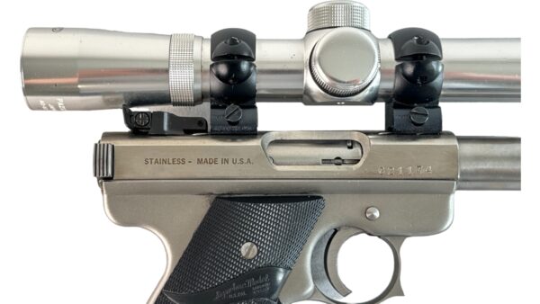 AMT Lightning 22LR 8.25" Bull Barrel 10rd Stainless Tasco 2x20 3 Mags - Image 10