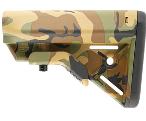 B5 Systems Bravo Mil-Spec Woodland Camo Stock.