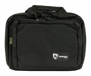 Drago Gear Double Pistol Case Fits 12-315BL Black