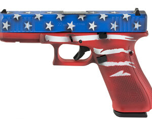 Glock 22 Gen5 .40 SW 4.49" Red White Blue Flat Dark Earth