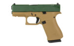 Glock 43X 9mm 10 Tan/Green M.O.S. Blem