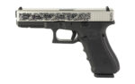 Glock 17 Gen4 9mm 17rd Stainless Engraved