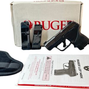 Ruger LCP Max 380ACP 2.75" 10rd Black Hogue - 2 Mags OG Box