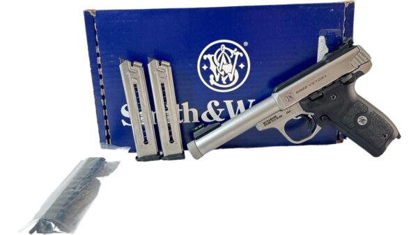 Smith & Wesson Victory 22LR 5.5" Threaded 10rd - 2 Mags Rail OG Box