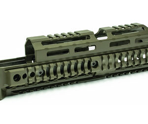 Midwest Industries Alpha Quad Rail Fits AK Style Firearms Olive Drab Green