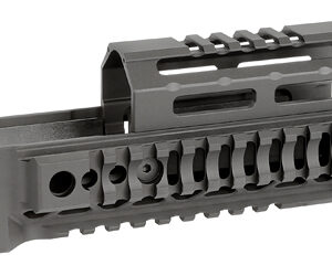 Midwest Industries Alpha Quad Rail Fits AK 6" Black Aluminum