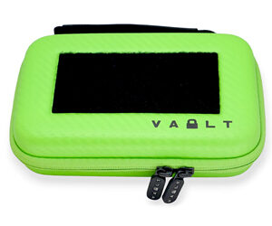 Vault Nano Case Fits 7"x4.5"x2" Green Carbon Fiber