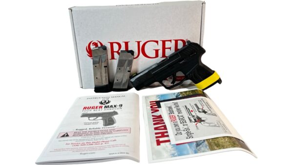 Ruger Max-9 Optic Ready 9mm 4" 12rd & 10rd - OG Box 2 Mags