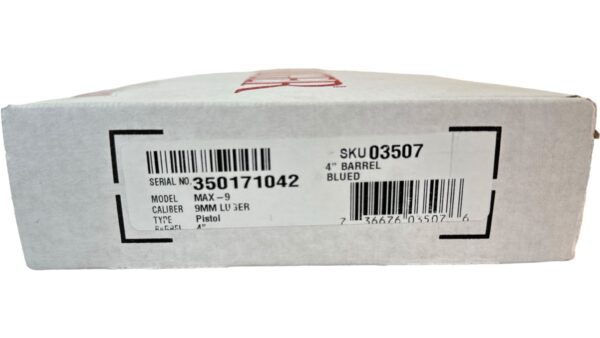 Ruger Max-9 Optic Ready 9mm 4" 12rd & 10rd - OG Box 2 Mags - Image 8