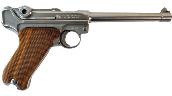 Stoeger American Eagle Naval Luger 9mm Stainless 6" 8rd w/ Case - Image 6