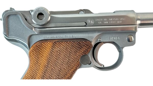 Stoeger American Eagle Naval Luger 9mm Stainless 6" 8rd w/ Case - Image 8