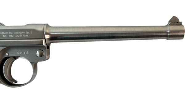 Stoeger American Eagle Naval Luger 9mm Stainless 6" 8rd w/ Case - Image 9