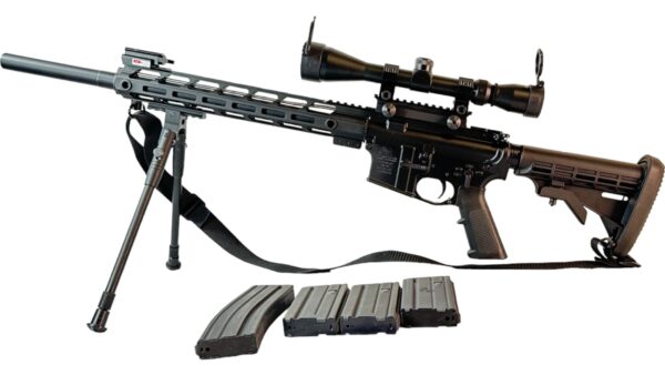 Anderson Manufacturing AM-15 5.56 20.5" Heavy w/ Scope Bipod 4 mags