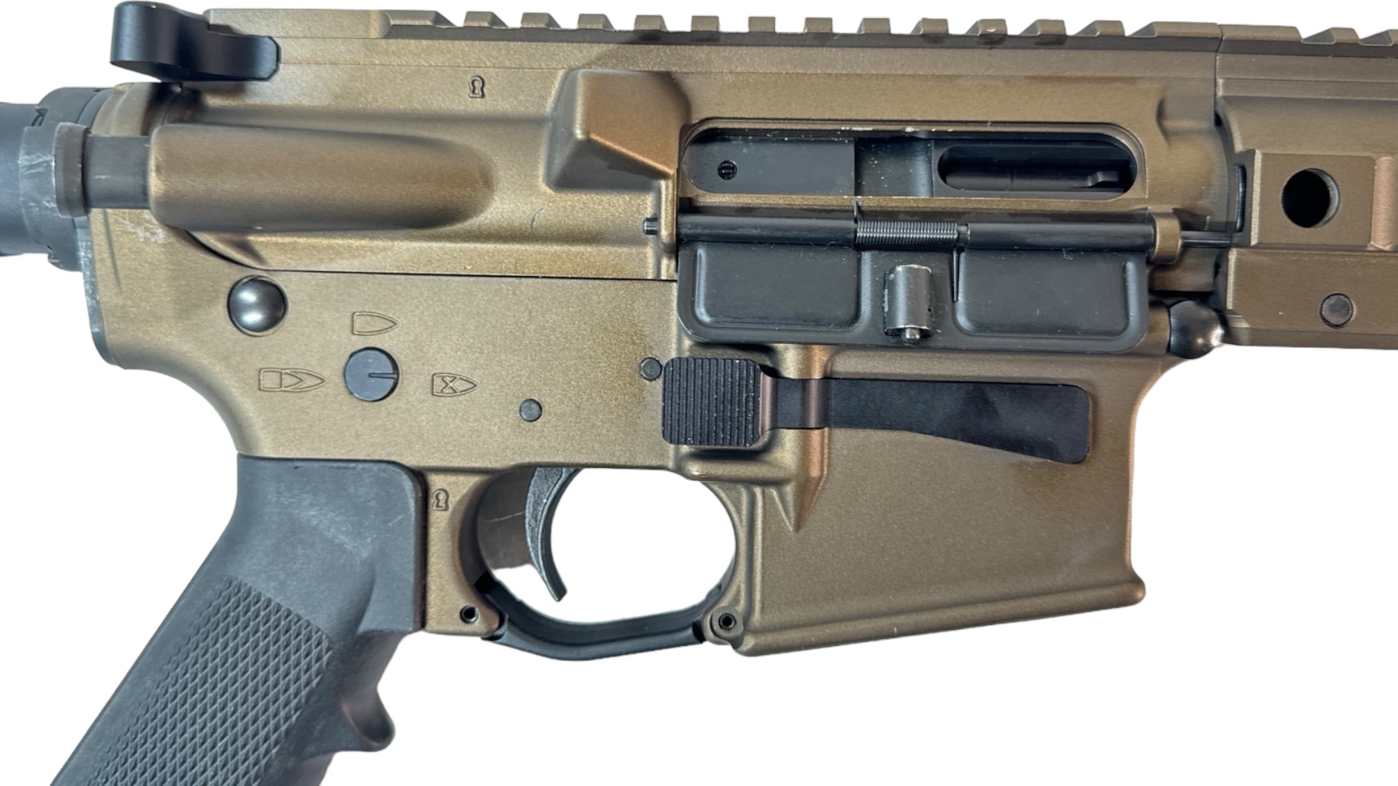 Brigade BM-F-9 AR Pistol 9mm 5.5" Glock Magwell Bronze-img-4