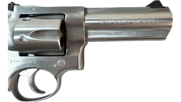 Ruger GP100 357 Mag 4" 6rd Stainless - Rubber/Wood - Image 4