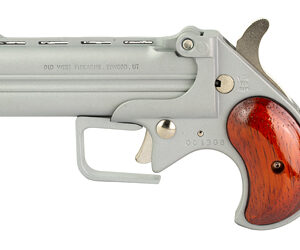 Old West Big Bore Derringer 38 Special 3.5" Silver Rosewood