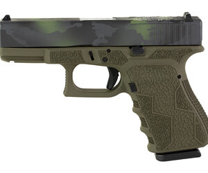Glock 19 Gen3 9mm 4.02" Black Multicam with OD Green Frame