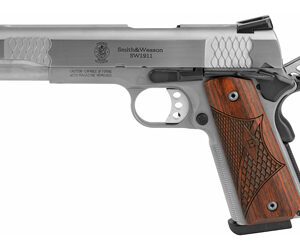 Smith & Wesson 1911 E 45 ACP 5" Stainless Wood