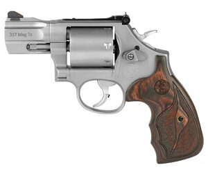Smith & Wesson Performance Center 686 357 Magnum 2.5" Wood Stainless