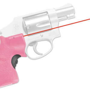 Crimson Trace 01-3480-1 LG-105 Pink Lasergrips Red Laser Smith & Wesson J-Frame Round Butt