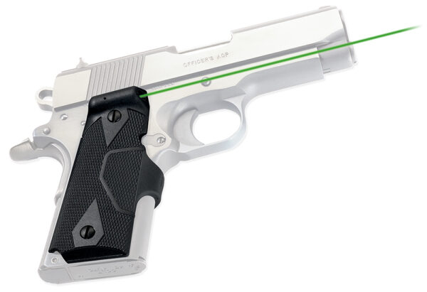 Crimson Trace 0141101 LG-404G Green Laser Grips for 1911 Compact
