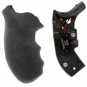 Hogue 60080 Red Laser Enhanced Monogrip Black Smith & Wesson J-Frame (Standard Full Size)