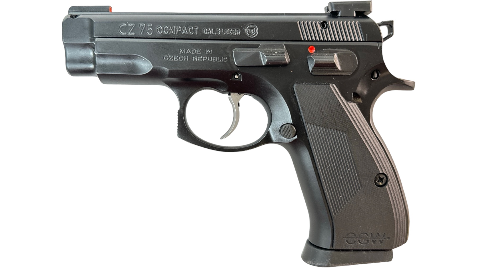 CZ 75 Compact Metal 9mm 3.75" 14rd - Cajun Trigger Truglo Holster OG Box-img-1