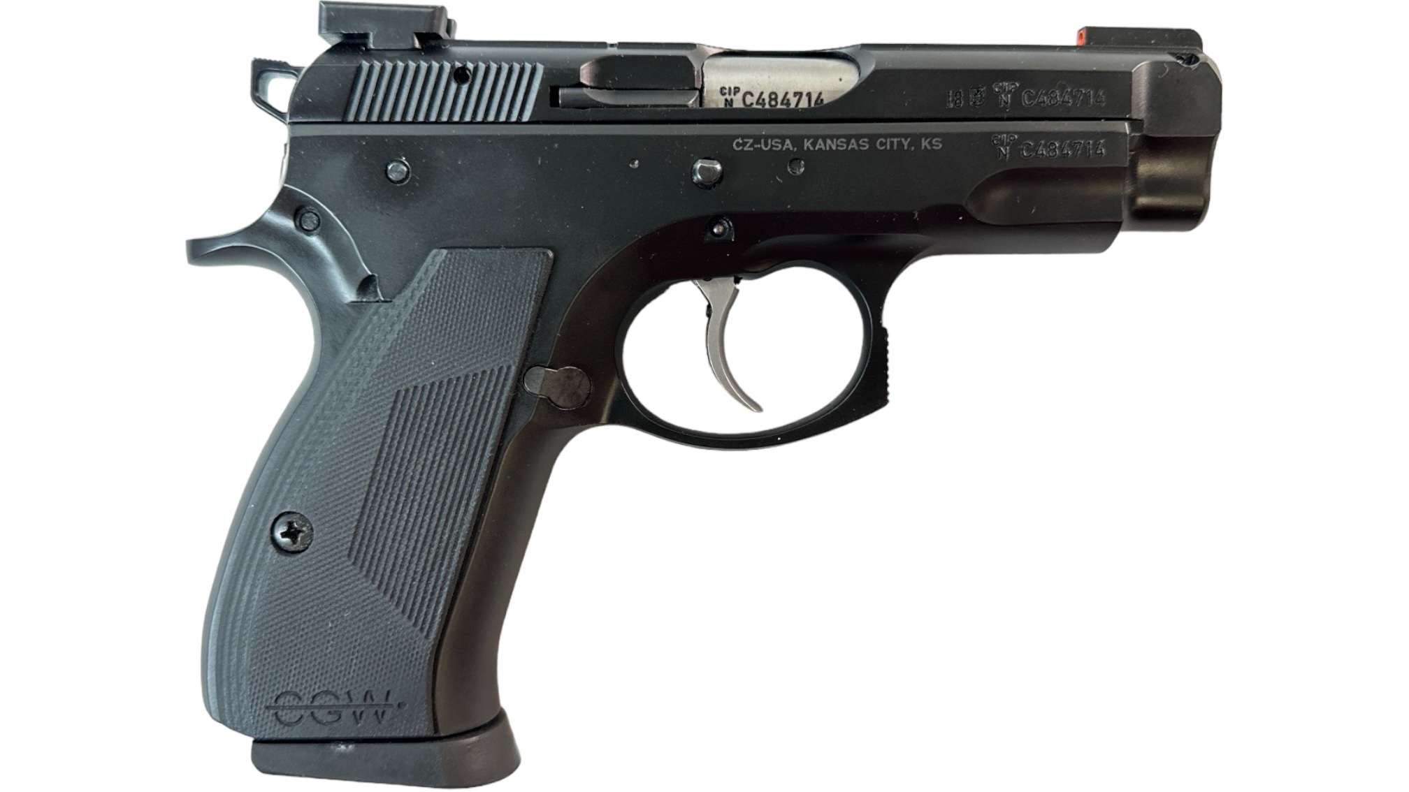 CZ 75 Compact Metal 9mm 3.75" 14rd - Cajun Trigger Truglo Holster OG Box-img-2