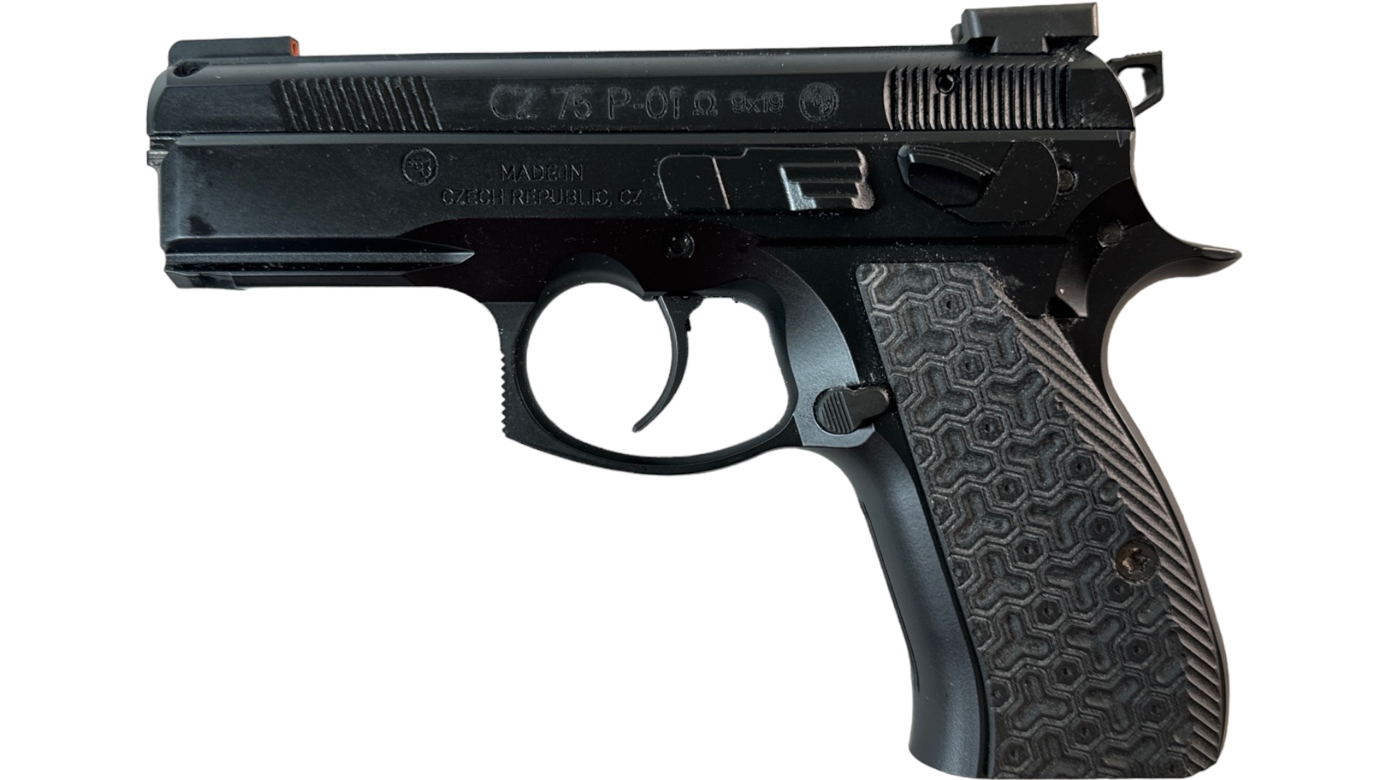 CZ 75 P-01 Omega Aluminum 9mm 3.75" 14rd - OG Case 4 Mags Cajun Trigger-img-1