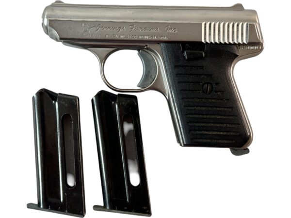 Jennings J22 22LR 2.5" 6rd Stainless  - 2 Mags
