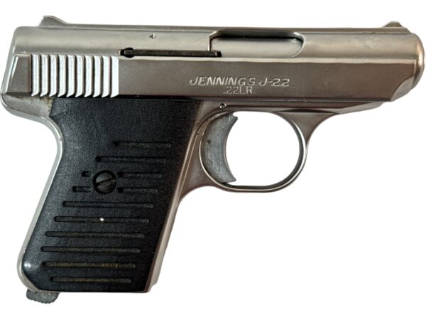 Jennings J22 22LR 2.5" 6rd Stainless  - 2 Mags - Image 3