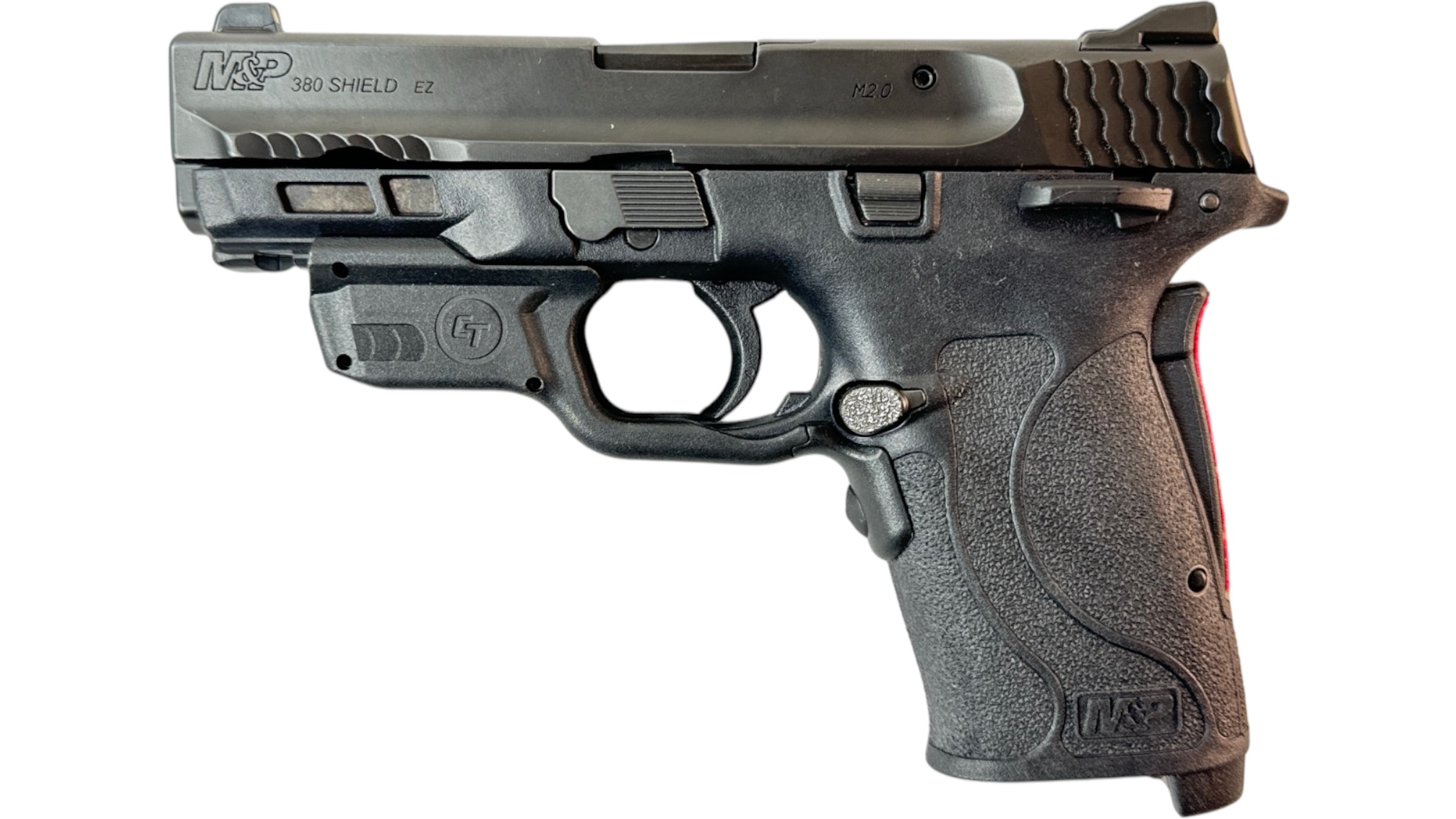 Smith & Wesson M&P Shield EZ 380ACP 3.65" 8rd - CT Green Laser 4 Mags-img-1