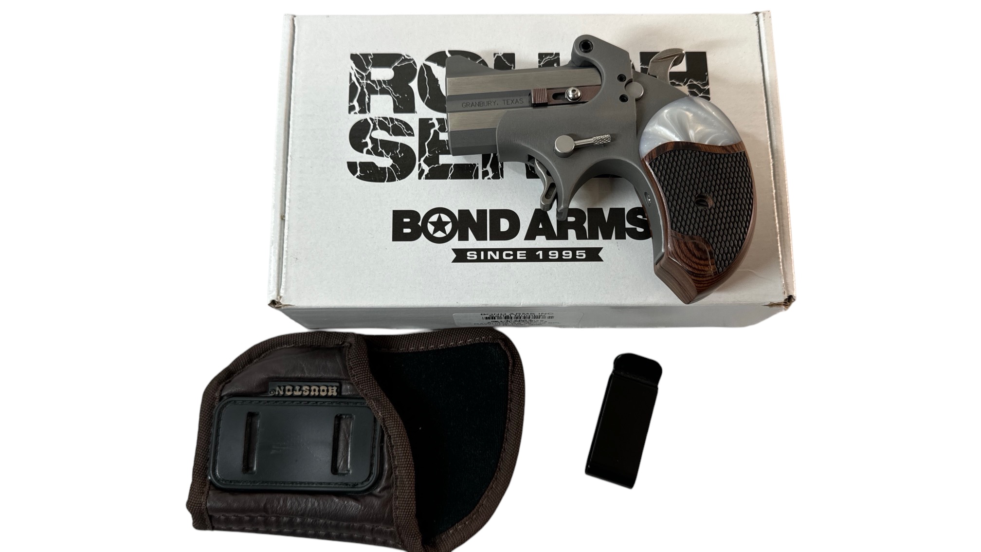 Bond Arms Rawhide Derringer 357 Mag 38SPL 2.5" OG Box Holster-img-0