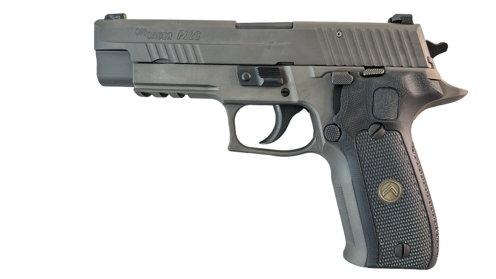 Sig Sauer P226 Legion 4.4" 15rd Double/Single Tungsten - 3 Mags-img-1