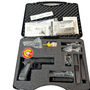 CZ 75 TS Czechmate 9mm 5" 20rd C-More Red SAO - OG Case 4 Mags