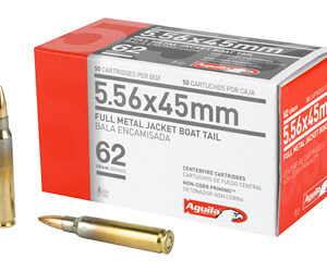 Aguila 556NATO 62Gr FMJBT 1000rd Case