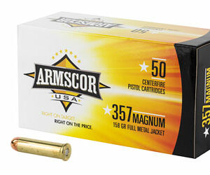 Armscor 357MAG 158 Grain FMJ 1000rd Case